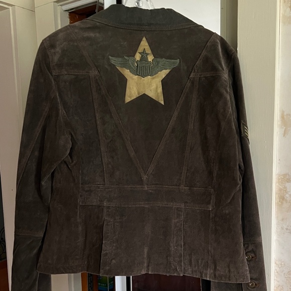 Ladies Sueded Leather Jacket. XL - Picture 2 of 11